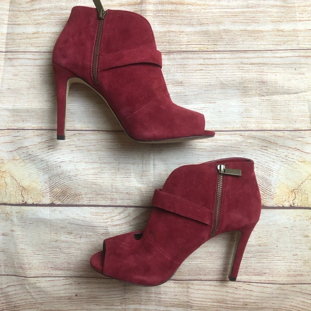 Michael Kors Red‎ Booties